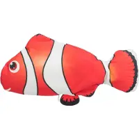 Trixie spartel vis stof catnip oranje - 26 cm - Speelgoed kat
