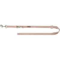 Trixie hondenriem premium verstelbaar blush roze 200x2 cm