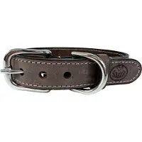 SAZZZ halsband hond nomad vintage leer bruin