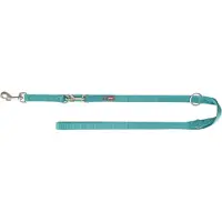 Trixie hondenriem premium verstelbaar aqua blauw 200x2,5 cm