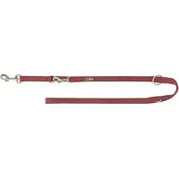 Trixie hondenriem premium verstelbaar sangria rood 200x2,5 cm