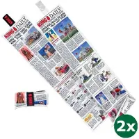 Kong daily newspaper krant 2x Xl 106,5x25,5x1 cm
