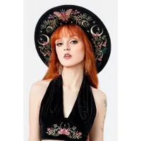 ReStyle - Hare Moon Fedora hoed - Wijde rand - Zwart