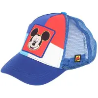 Disney Mickey Mouse Pet voor Kinderen 2-6 Jaar – Cap met Gaas – Blauw/Rood – Verstelbaar