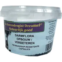 Dierendrogist 150 st darmflora opbouw / verbeterend capsules