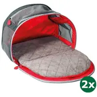 Kong hondentas 2-in-1 met ligmat 2x 50x22x33 cm