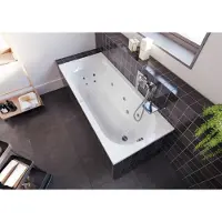 Riho Miami bubbelbad 170x70cm rechts wit glans met 6 + 4 + 2 hydrojets