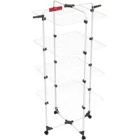 Vileda Mixer 4 wasrek, 40 meter drooglengte, 4 niveaus voor 4 wassen, inklapbaar
