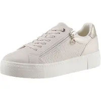 Tamaris Sneakers laag ivoor / goud