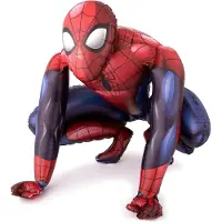 Amscan folieballon Airwalker Spider-Man junior 91 x 91 cm rood