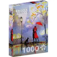 Enjoy Puzzel regendag in Parijs 1000 delen 1 St