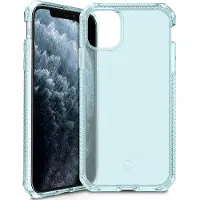 Itskins Coque Transparente Spectrum Bleu pour iPhone 11