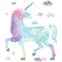 RoomMates Muursticker Galaxy Unicorn