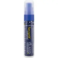 Securit watervaste krijtstift met blokpunt in blauw