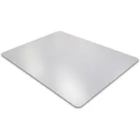 Floortex Vloerbeschermingsmat voor harde vloeren, transparant, 1200 x 1500 mm