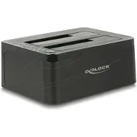 DeLOCK USB 5 Gbps Dual Docking Station for 2 x SATA HDD / SSD with Clone Function