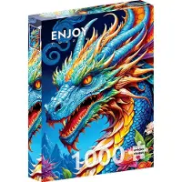 Enjoy Puzzle Blue Dragon Puzzel (1000 stukjes)