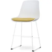 Nolon Barstoel Nino-Liv | kunststof wit 44.5x100.5x51.5 cm barkrukken | NADUVI
