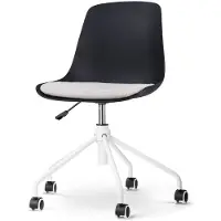 Nolon Bureaustoel Nout-Liv | kunststof zwart 44.5x85x51.5 cm bureaustoelen | NADUVI