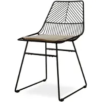 Nolon Barstoel Pluck | metaal zwart 43x78x45 cm eetkamerstoelen | NADUVI