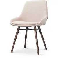 Nolon Eetkamerstoel Nena-Isa | chenille beige 54x86.5x54 cm eetkamerstoelen | NADUVI