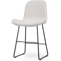 Nolon Barstoel Nino-Fé bouclé | teddystof beige 52.5x100x54 cm barkrukken | NADUVI