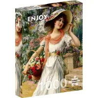 Enjoy Puzzle Emile Vernon - Der Blumengarten Puzzel (1000 stukjes)
