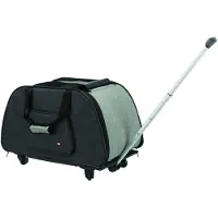 Trixie - Reismand Trolley - Zwart/Lichtgrijs - 67X34X43 cm