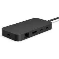 Microsoft Surface USB4 Dock, kabel, USB4, 1000 Mbit/s, zwart, 60 Hz, Kensington