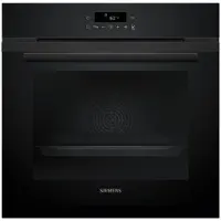 Siemens HB272ABB3 - iQ300 - Inbouwoven - 60 x 60 cm - Zwart - Energielabel A - Air Fry-functie met bakplaat: gezondere manier om te snacken - Eenvoudig te reinigen met pyrolytische zelfreiniging