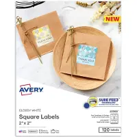 Avery 22565 printeretiket Wit Zelfklevend printerlabel