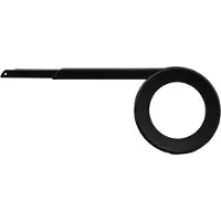 Herrmans Fiets Herrmans kettingscherm Slyde 38T icnl. tail piece - mat zwart