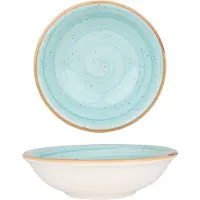 Bonna Diepbord aqua porselein 13 cm (220cc) set van 6