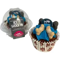 The barking bakery carob woofin met blauw glazuur