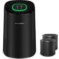 Erikssøn Luchtreiniger Air Purifier Elite - 2x HEPA-14 Filter - Zwart - 240 m3/u - Vermindert Stof En Pollen - Met Hepa Filter - Met Ionisator