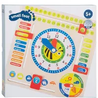 Small Foot - Houten Kalenderklok Seizoenen BIj (Duitstalig)