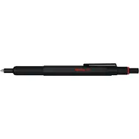 Rotring 600 gelpen | 0,55 mm | Zwarte inkt | Pen met zwart metalen omhulsel | Antislip gekartelde grip en zeshoekige huls | Navulbaar