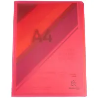 Exacompta Showalbum 85465E A4 Rood 40 hoezen 12 Stuks