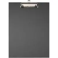 Exacompta 10x Klemplaat in gecoat papier - 23x32cm voor A4 - Zwart - 17291E