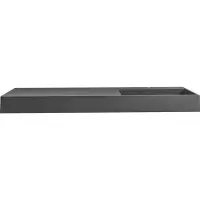 Beliani CUSCO - Wastafel - Zwart - 150 x 48 cm - Mineraalgietwerk