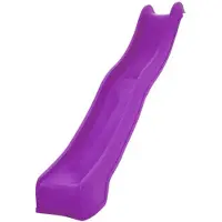 Swingking Losse Aanbouw Module Glijbaan / Afrijzer 3 meter Violet voor platformhoogte 150cm | Schuifaf 300cm van HDPE Kunststof voor o.a. Speeltoestel en Speelhuis