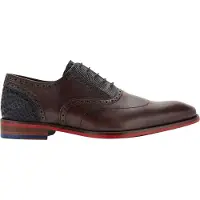 Floris van Bommel Veterschoen 'De Stapper 03' donkerbruin