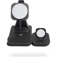 ZENS 3-in-1 MagSafe Draadloze Oplader met iPad Houder Zwart