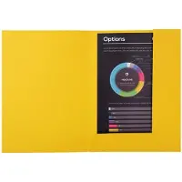 Exacompta 2-Flap map 216011E Geel Karton 24 x 32 cm 250 Stuks