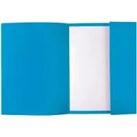 Exacompta 1-Flap map 218019E Blauw Karton 24 x 32 cm 250 Stuks