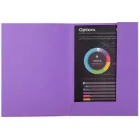 Exacompta 2-Flap map 216008E Paars Karton 24 x 32 cm 250 Stuks