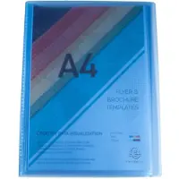 Exacompta Showalbum 85462E A4 Blauw 40 hoezen 12 Stuks