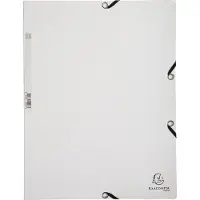 Exacompta 3-klepsmap A4 Wit Karton 25 Stuks