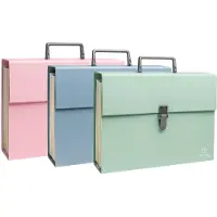 Exacompta 4x Sorteerkoffer met handgreep gerecycled AutentiK 18 vakken - Geassorteerd - 56339E