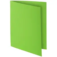 Exacompta 10x ROCK''S 210 Pak van 10 dossiermappen 210g/m2 24x32cm voor A4. - Groen - 217113E